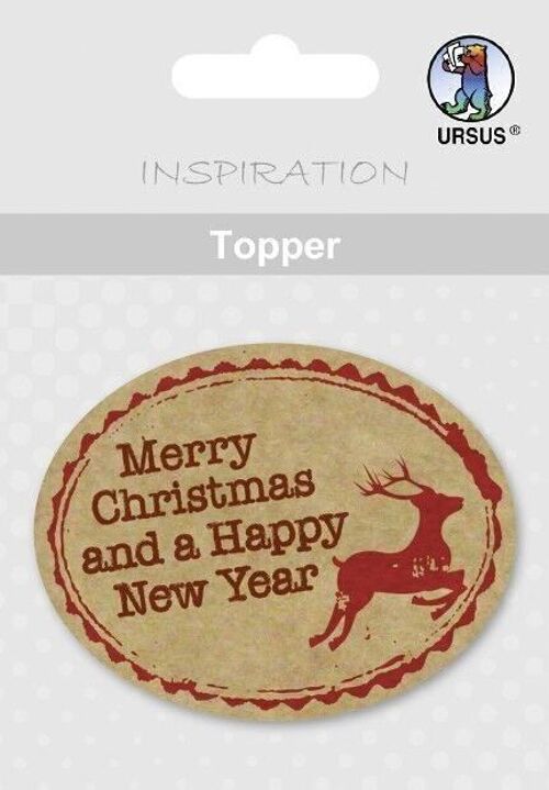 Topper "Merry Christmas and a Happy New Year 02"