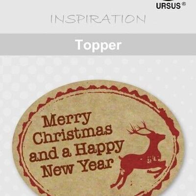 Topper "Merry Christmas and a Happy New Year 02"