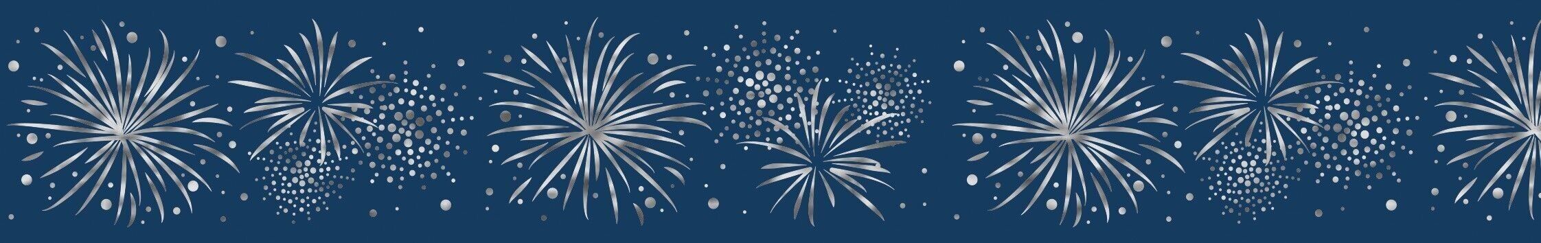Klebeband "Feuerwerk, silber"