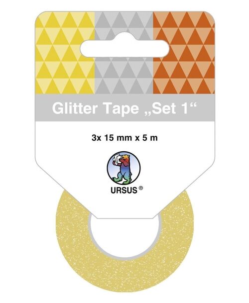 Glitter-Tape 3er-Set "1"