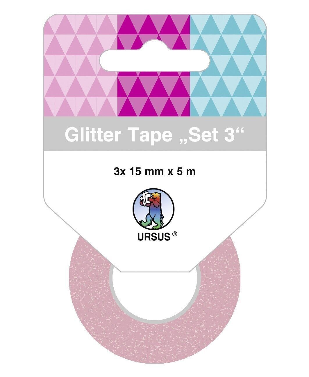 Set di nastri glitterati da 3 "3"