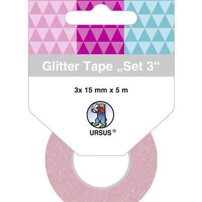 Glitter tape set of 3 "3"