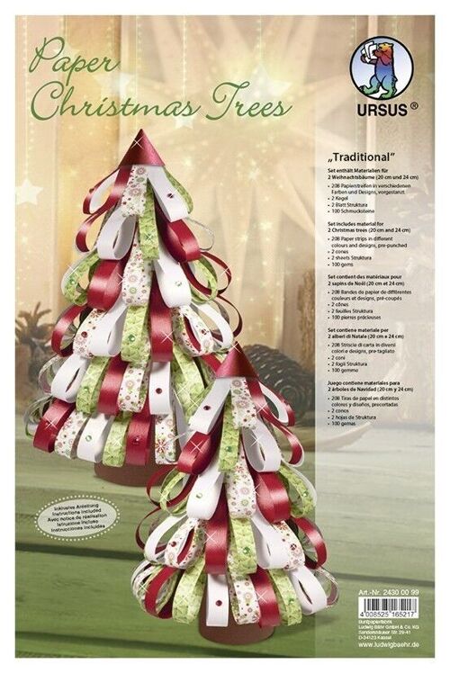 Paper Christmas Trees "Traditional"