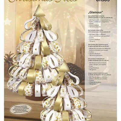 Paper Christmas Trees "Glamour"