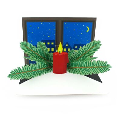 Pop-up card "It's coming to Christmas"