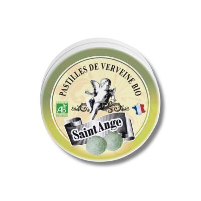 Saint Ange BIO | Bonbons Artisanaux | Saveur Verveine | Boîte de 50g