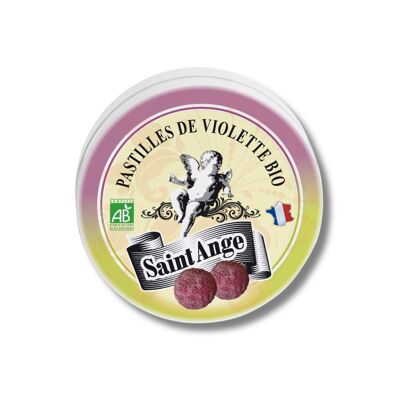 Santo Angelo BIOLOGICO | Caramelle Artigianali | Gusto Viola | Scatola da 50 g