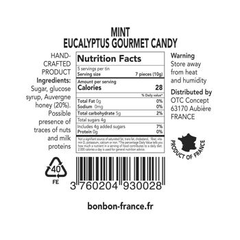 Saint-Ange saveur Menthe Eucalyptus- boite de 50g 6