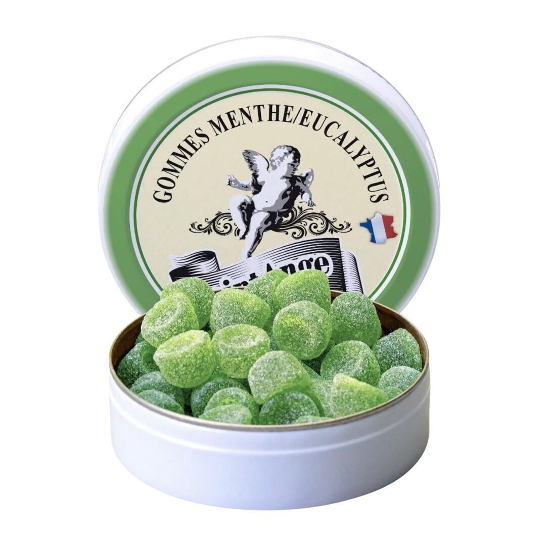 Santo Ángel | Dulces Artesanales | Sabor Menta Eucalipto | caja de 50g