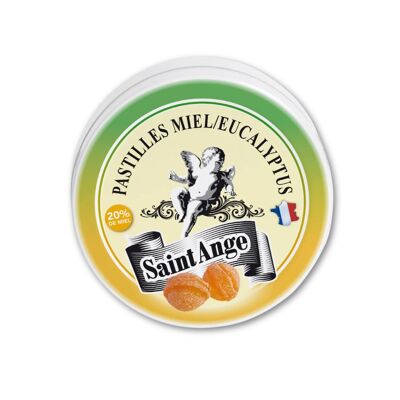 Saint Ange | Handmade Candies | Honey Eucalyptus Flavor | Box of 50g