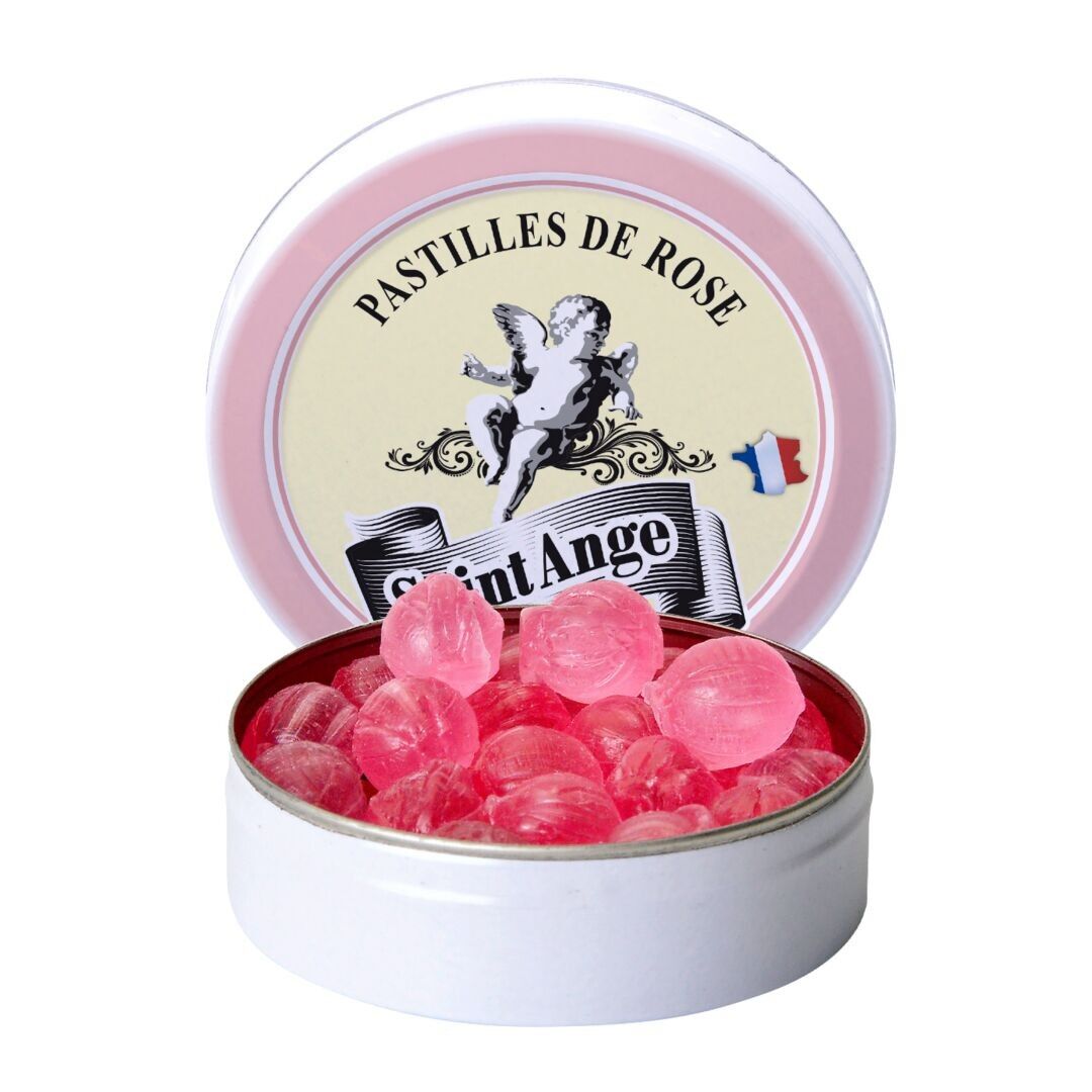 Santo Ángel | Dulces Artesanales | Sabor a rosa | caja de 50g