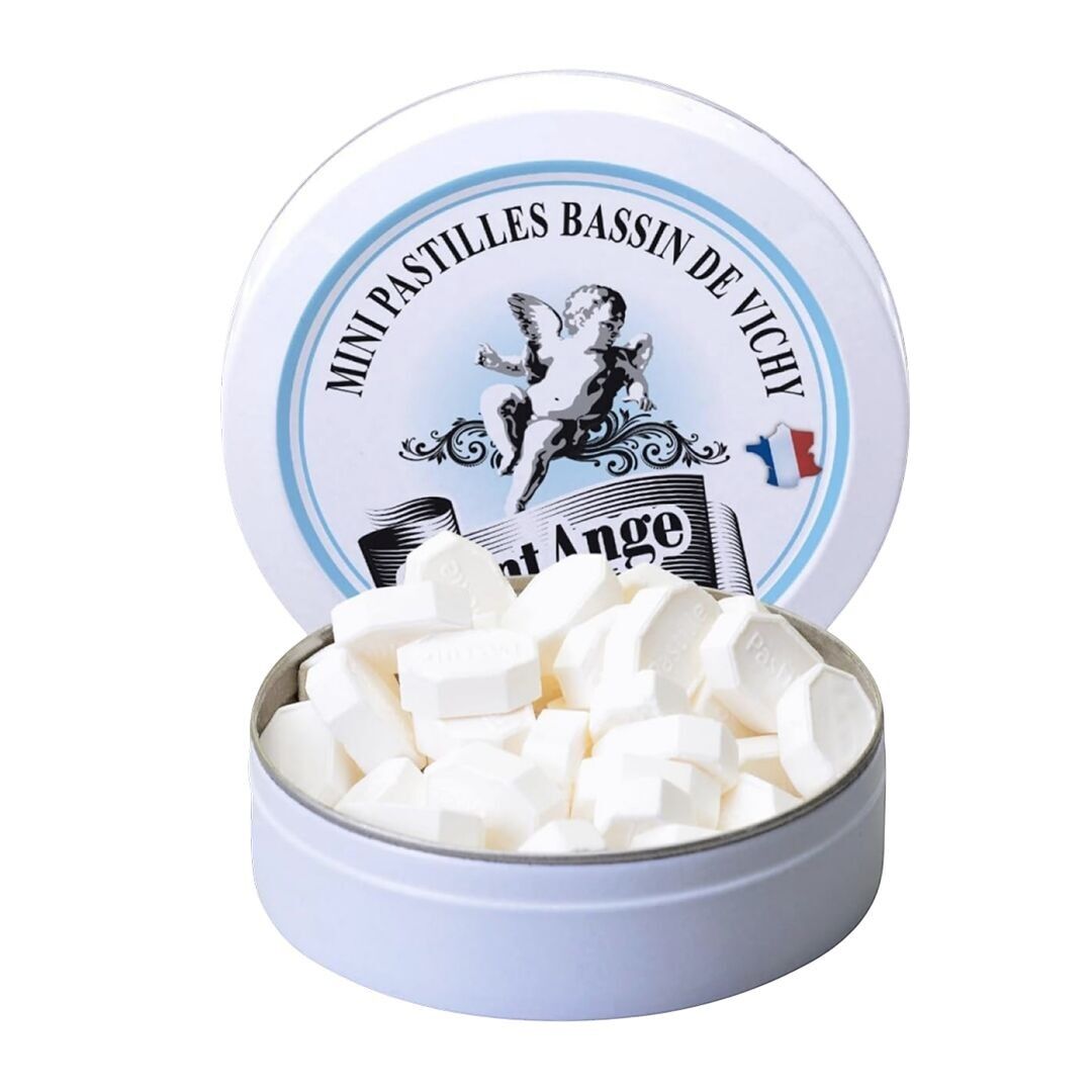 Santo Ángel | Dulces Artesanales | Mini Pastillas Cuenca Vichy | caja de 50g