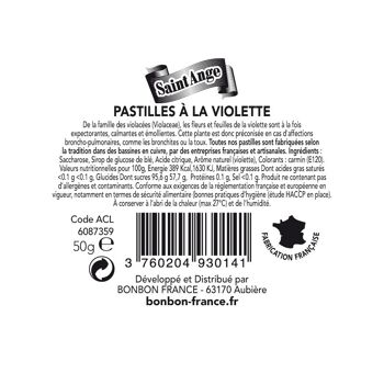 Saint-Ange saveur Violette - boite de 50g 3