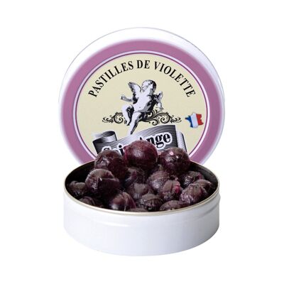 Saint Ange | Bonbons Artisanaux | Saveur Violette | Boîte de 50g