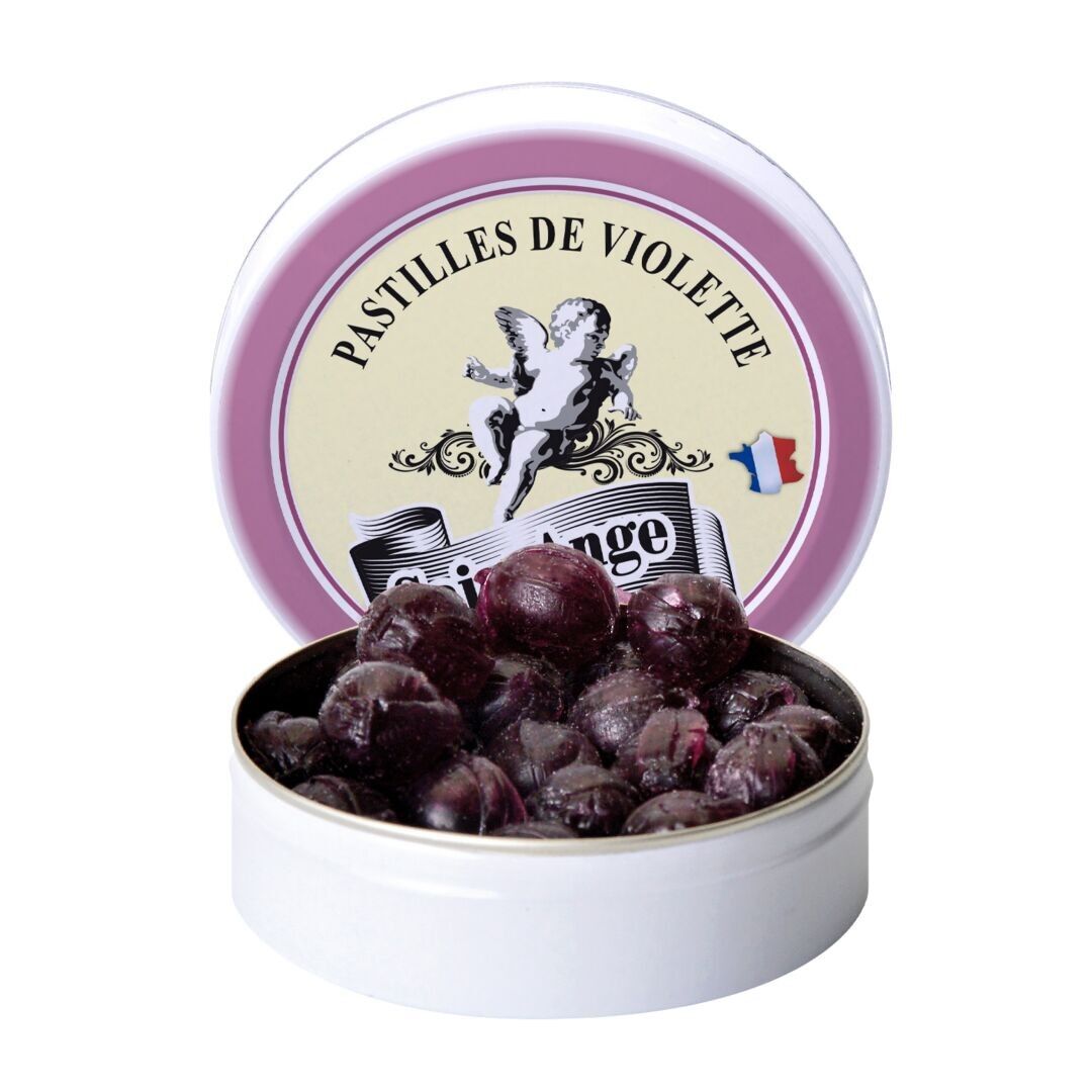 Santo Ángel | Dulces Artesanales | Sabor Violeta | caja de 50g