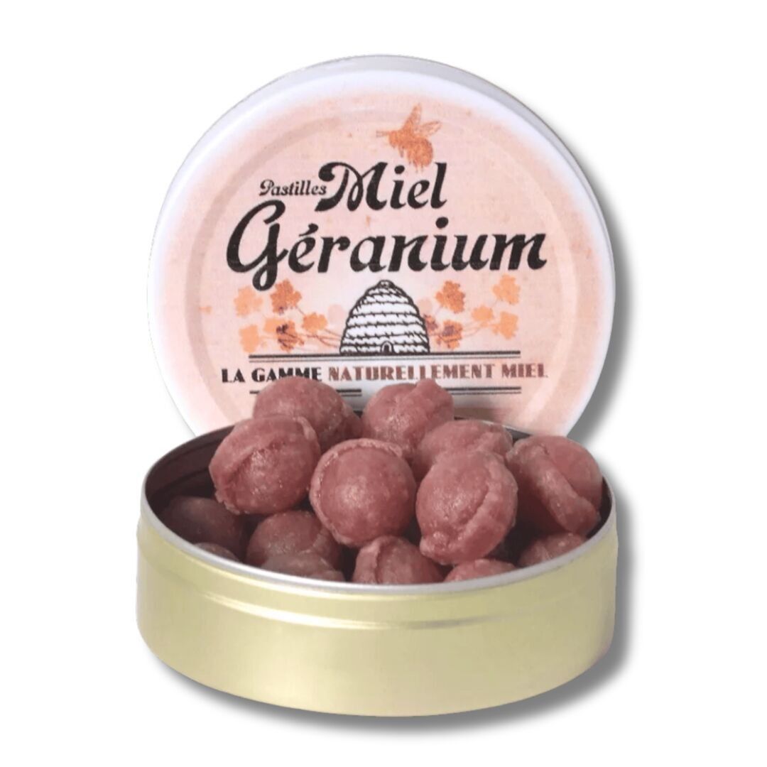 Apifarma | Dulces Artesanales | Sabor Miel Geranio | caja de 50g