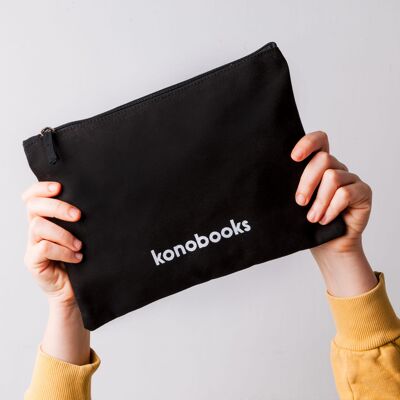 KonoBag BlackBasic- Pochette - Cotone Bio OCS