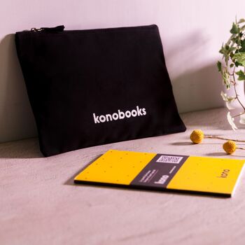 KonoBag BlackBasic - Pochette - Coton Bio OCS 4