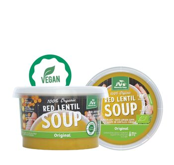 Soupe Originale Aux Lentilles Rouges 100% Bio (225GR)