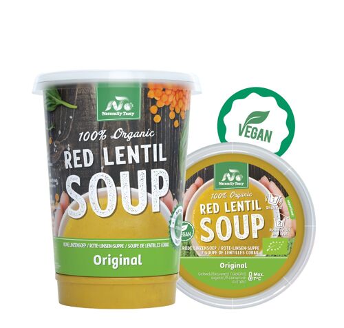 100% Organic Red Lentil Soup Original (500GR)