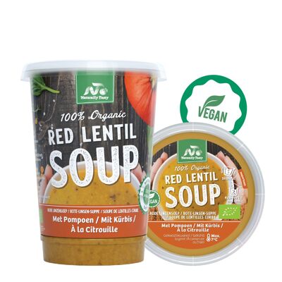 100% Organic Red Lentil Soup with Pumpkin (500GR)