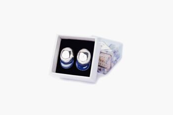 Boutons de Manchette Caskate - Cufflinks Blue 2