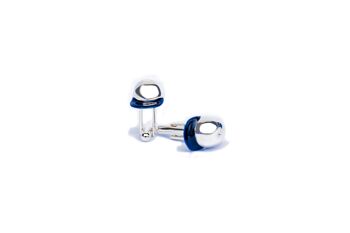 Boutons de Manchette Caskate - Cufflinks Blue 4