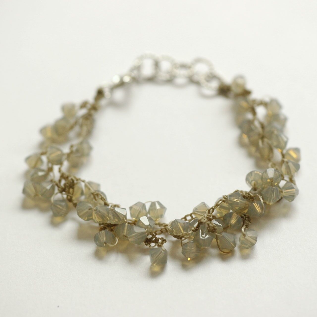 swarovski sieraden, swarovski armband smokey grey
