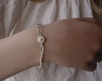 Bracelet Zeeland avec perle rose 6