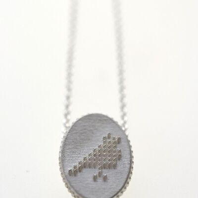 Vogel ketting, zilver