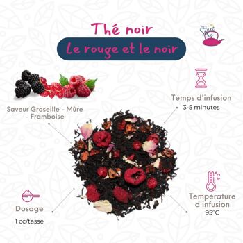 Thé noir : Le rouge et le noir  100g 2