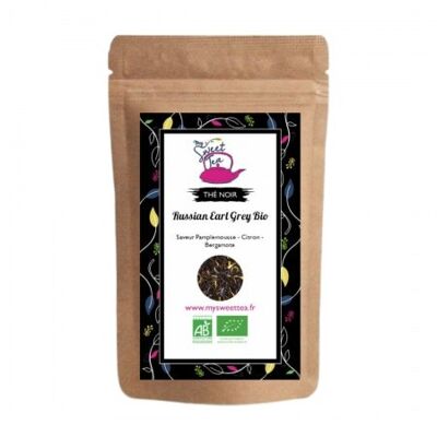 Black tea: Russian Earl Gray organic 100g