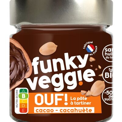 Les Fourrées - Beurre de cacahuète & Cacao BIO, Funky Veggie (250