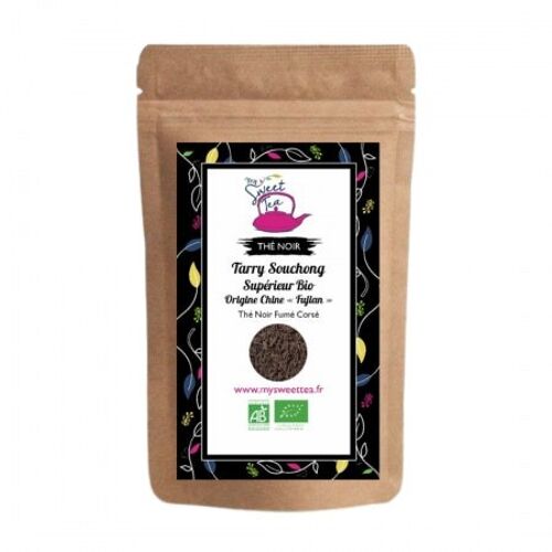 Thé noir : Lapsang Tarry Souchong bio 50g