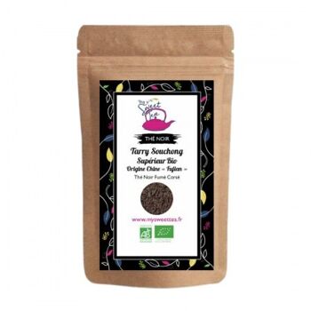 Thé noir : Lapsang Tarry Souchong bio 100g 1