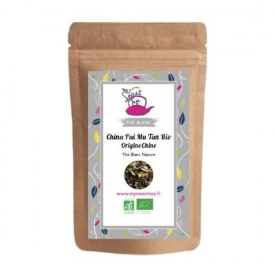 White tea: Organic Pai Mu Tan 50g