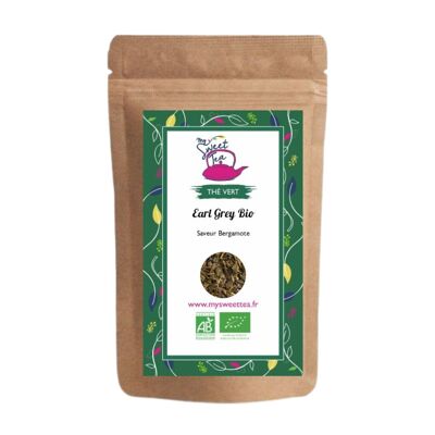 Tè verde: Earl Grey verde biologico 50g