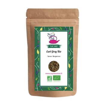 Thé vert : Earl Grey Vert bio 100g 1