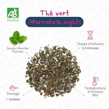 Thé vert : Marrakesh Nights bio 100g 2