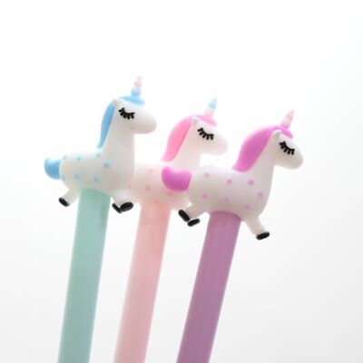 Stylo Licorne Mauve - Yuko B.