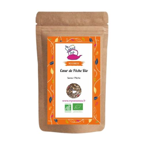 Rooibos : Coeur de pêche bio 50g