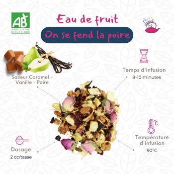 Infusion : On se fend la poire bio 100g 2