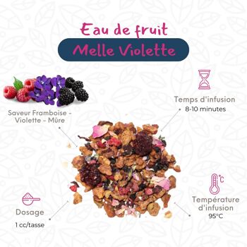 Infusion : Mademoiselle Violette 50g 2