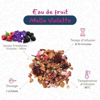 Infusion : Mademoiselle Violette 100g 2