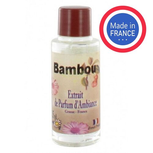 Extrait de Parfum – Bambou – 15ml - Made in France – Adapté à la Diffusion