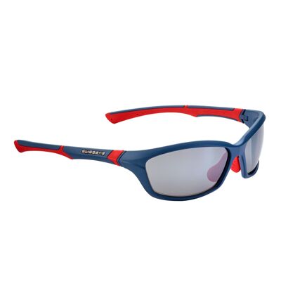 12093 Sports glasses Drift-dark blue matt/warm red