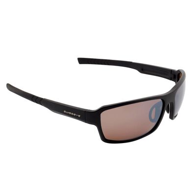 14417 occhiali sportivi Freestyle-nero opaco/nero