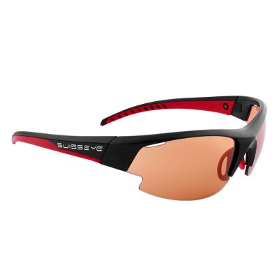 12621 Sports glasses Gardosa Re+-black matt/red