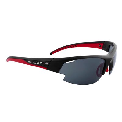 12631 Lunettes de sport Gardosa Re+-noir mat/rouge