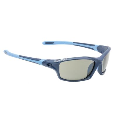 12268 Grip-dark blue matt/light blue sports glasses